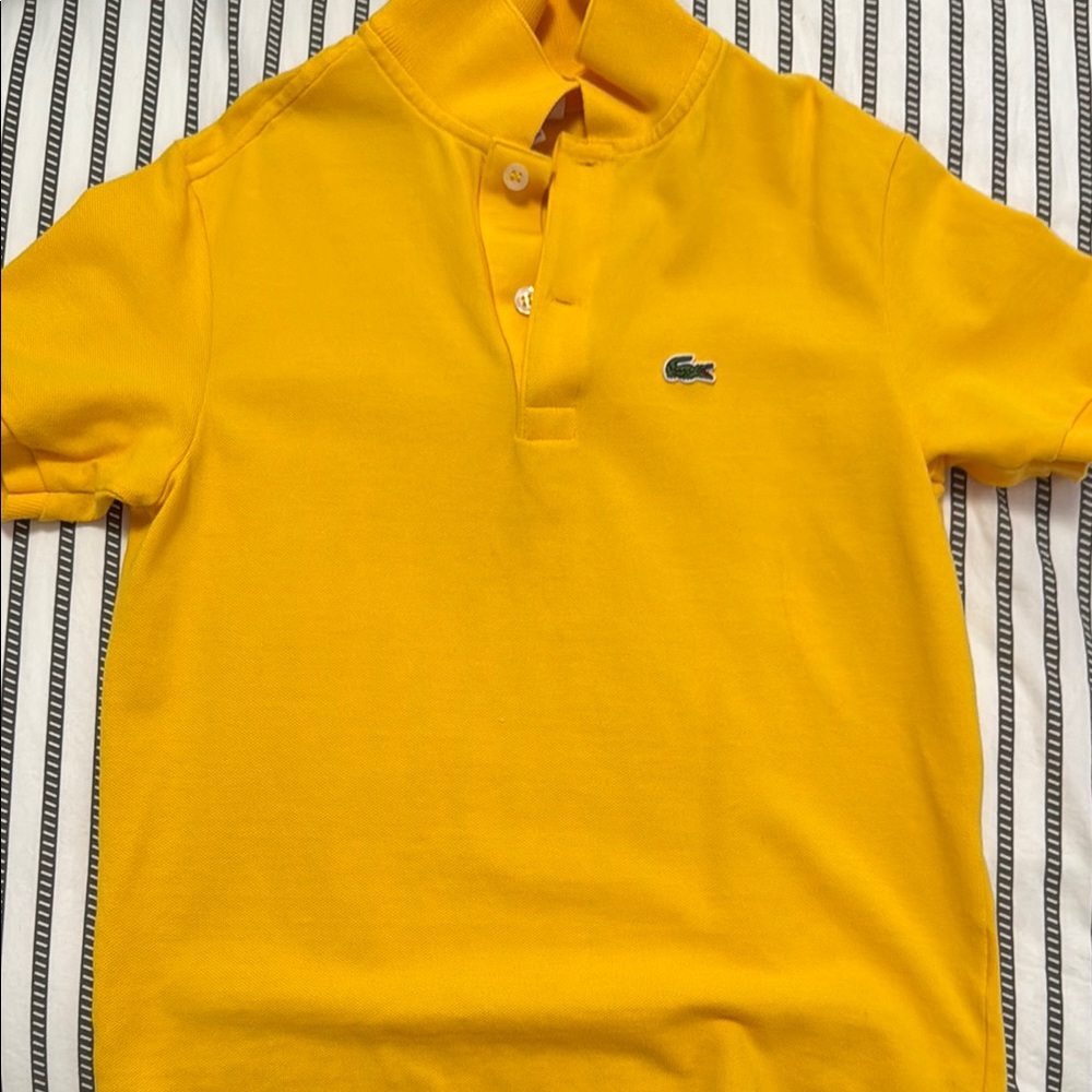 Lacoste Yellow Polo Shirt